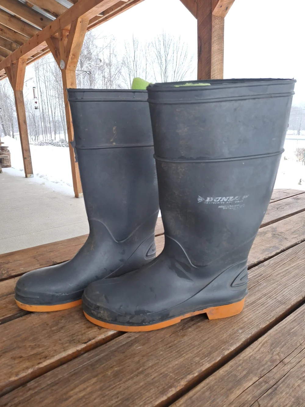 Gray Steel Toe Muck Boots Men 9 Women 11